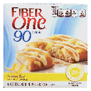 Fiber One 90 calorie lemon bar, 6-count 5.34oz