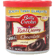 Betty Crocker Rich & Creamy chocolate frosting 16oz