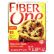 Fiber One  chocolate chunk soft baked cookies, 6 individual pouch6.6oz