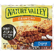 Nature Valley  coconut crunchy granola bars, 6- 2 bar pouches 8.94oz