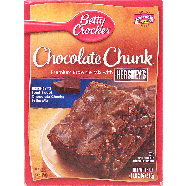 Betty Crocker  chocolate chunk premium brownie mix with Hershey's 18oz