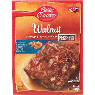 Betty Crocker  walnut brownie mix with Hershey's, makes 8x8 pan 16.5oz
