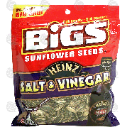 Bigs Heinz salt & vinegar flavor sunflower seeds in shell 5.35oz