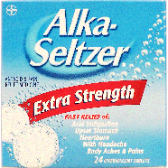 Alka Seltzer Extra Strength fast relief antacid & pain relief medi 24ct