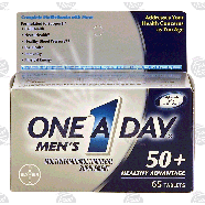 One A Day 50 + Healthy Advantage men's multivitamin/multimineral s 65ct