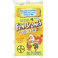 Flintstones Toddler multivitamin supplement, tasti smooth, chewabl 80ct