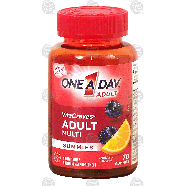 One A Day Adult vitacraves; adult multivitamin, gummies  70ct