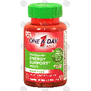 One A Day Adult vitacraves; energy support multi gummies, cola lim 60ct