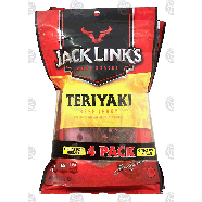 Jack Link's  teriyaki beef jerky, 3.3-oz  4pk