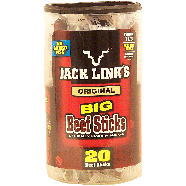 Jack Link's Big original beef sticks, naturally hickory smoked, .920ct