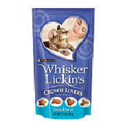 Whisker Lickin's Cat Treats Crunch Lovers Tuna Flavor 2.1oz
