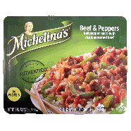 Michelina's  beef & peppers; bell pepper sauce with rice & seasone8-oz