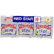 Red Star  quick-rise yeast, highly active, rises 50% faster 0.75oz