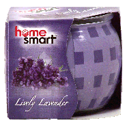 Home Smart  scented candle, lively lavender 3oz