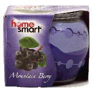 Home Smart  scented candle, mountain berry 3oz