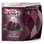 Home Smart  scented candle, mulberry 3oz