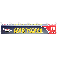 Home Smart  microwave safe, easy clean up wax paper, 12 in x 30 30sq ft
