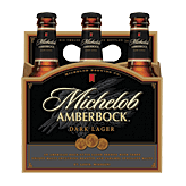 Michelob Amber Bock Beer 12 Oz 6pk