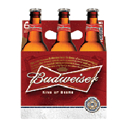 Budweiser Beer LNNR 16 Oz  6pk