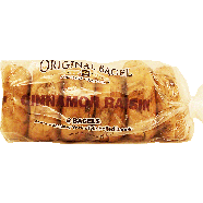 Original Bagel  cinnamon raisin bagels, kettle boiled, 6-count sl28-oz