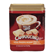 Hills Bros Cappuccino Drink Mix White Chocolate Caramel 16-oz