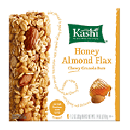 Kashi  honey almond flax chewy granola bars, all natural, 6-count7.4oz