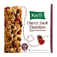 Kashi  all natural chewy granola bars, cherry dark chocolate, 6 b7.4oz