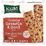 Kashi Crunchy Granola & Seed Bars chocolate chip chia, 5- 2 bar pou7oz