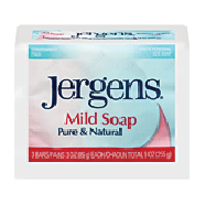 Jergens  pure & natural mild soap  3ct