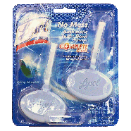 Lysol  no mess automatic toilet bowl cleaner, ocean fresh scent, fr 2pk