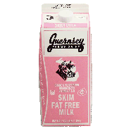 Guernsey Farms Dairy  fat free skim milk 0.5gal
