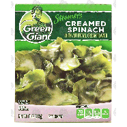 Green Giant  creamed spinach in low fat sauce 10oz