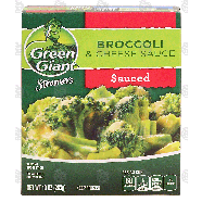 Green Giant  broccoli & cheese in flavored low fat sauce 10oz