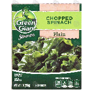 Green Giant  chopped spinach 9oz