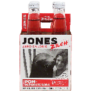 Jones Zilch pomegranate soda, zero calorie, 12-fl. oz. 4pk