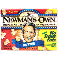 Newman's Own Microwave Popcorn butter 3.5 oz 3ct