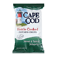 Cape Cod  sweet & spicy jalapeno flavored kettle cooked potato chip 8oz