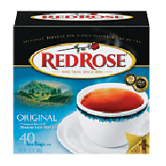 Red Rose  original  mountain estate black tea, 40-tea bags 3.1oz