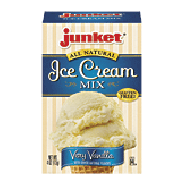 Junket  ice cream mix vanilla 4oz