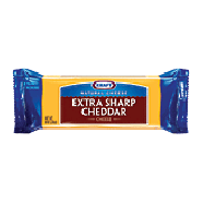 Kraft Natural Cheese extra sharp cheddar cheese  8oz