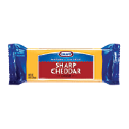 Kraft Natural Cheese Natural Cheese sharp cheddar  8oz