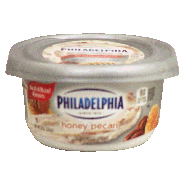 Philadelphia  honey pecan flavored cream cheese spread 8oz
