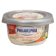 Philadelphia  garden vegetable cream cheese spread, more real veget8oz