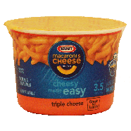 Kraft  triple cheese macaroni & cheese dinner, just add water  4.1oz