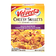 Kraft Velveeta cheesy skillets dinner kit, nacho supreme; pasta 15.66oz