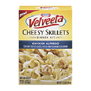 Velveeta Cheesy Skillets chicken alfredo dinner kit, you add chi 12.5oz