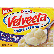 Velveeta Shells & Cheese queso blanco, creamy mild cheese sauce & 12oz