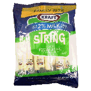 Kraft String reduced fat mozzarella cheese sticks made with 2% mil20oz