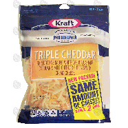 Kraft Philadelphia triple cheddar shredded cheese blend with cream8-oz