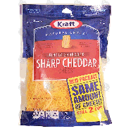 Kraft Natural Cheese finely shredded sharp cheddar cheese 8-oz